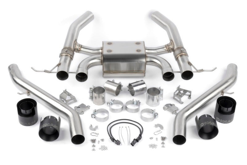 Dinan Valved Axle-Back Exhaust for 2021-2027 BMW M3/M4 - D660-0093-BLK