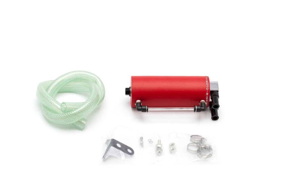 Mishimoto Aluminum Oil Catch Can Small Wrinkle Red - Universal