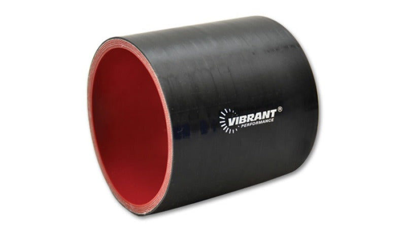 Vibrant Performance Straight Hose Coupler, 2.375in ID x 3.00in Long for GT2252/2259/2854 - Gloss Black, Performance Plumbing - Part 19815