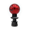 Billetworkz Automatic Shifter - Red w/ Black Splash - Fits Subaru CVT: WRX (15–21), Crosstrek (13–23), Forester (14–18), Impreza (12–23), Legacy/Outback (10–14)