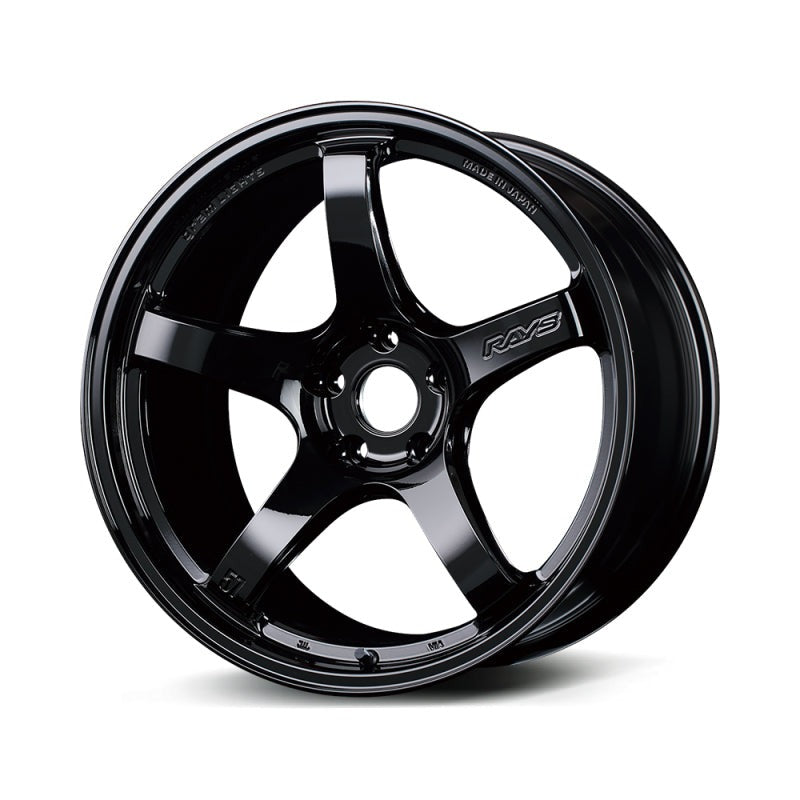 Gram Lights 57CR 17x9 +38 5x114.3 Gloss Black Wheel - 2005-2007 Subaru STI