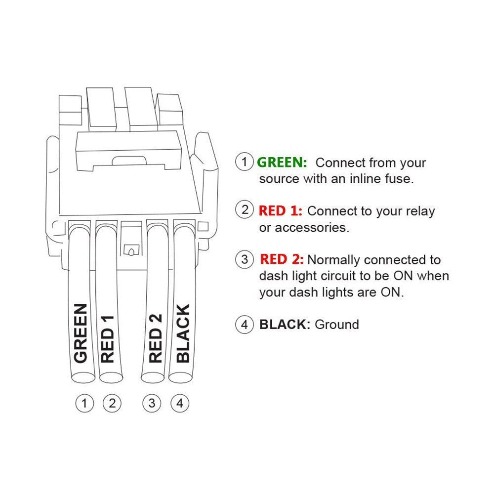 Toyota Tall & Skinny OEM Style "Bumper Light Bar" Switch