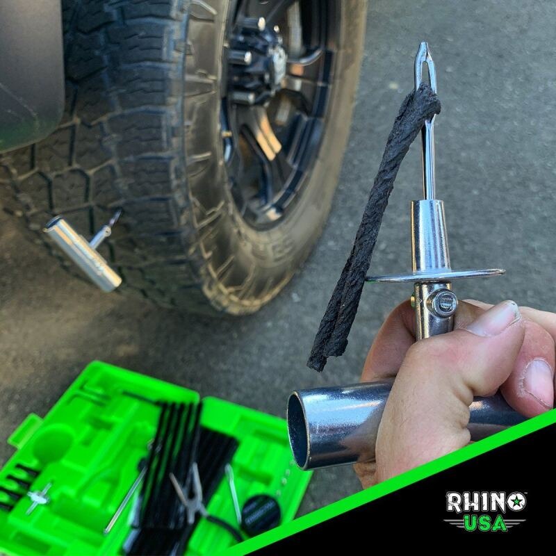 Rhino USA Tire Repair Plug Kit, 86 Pieces