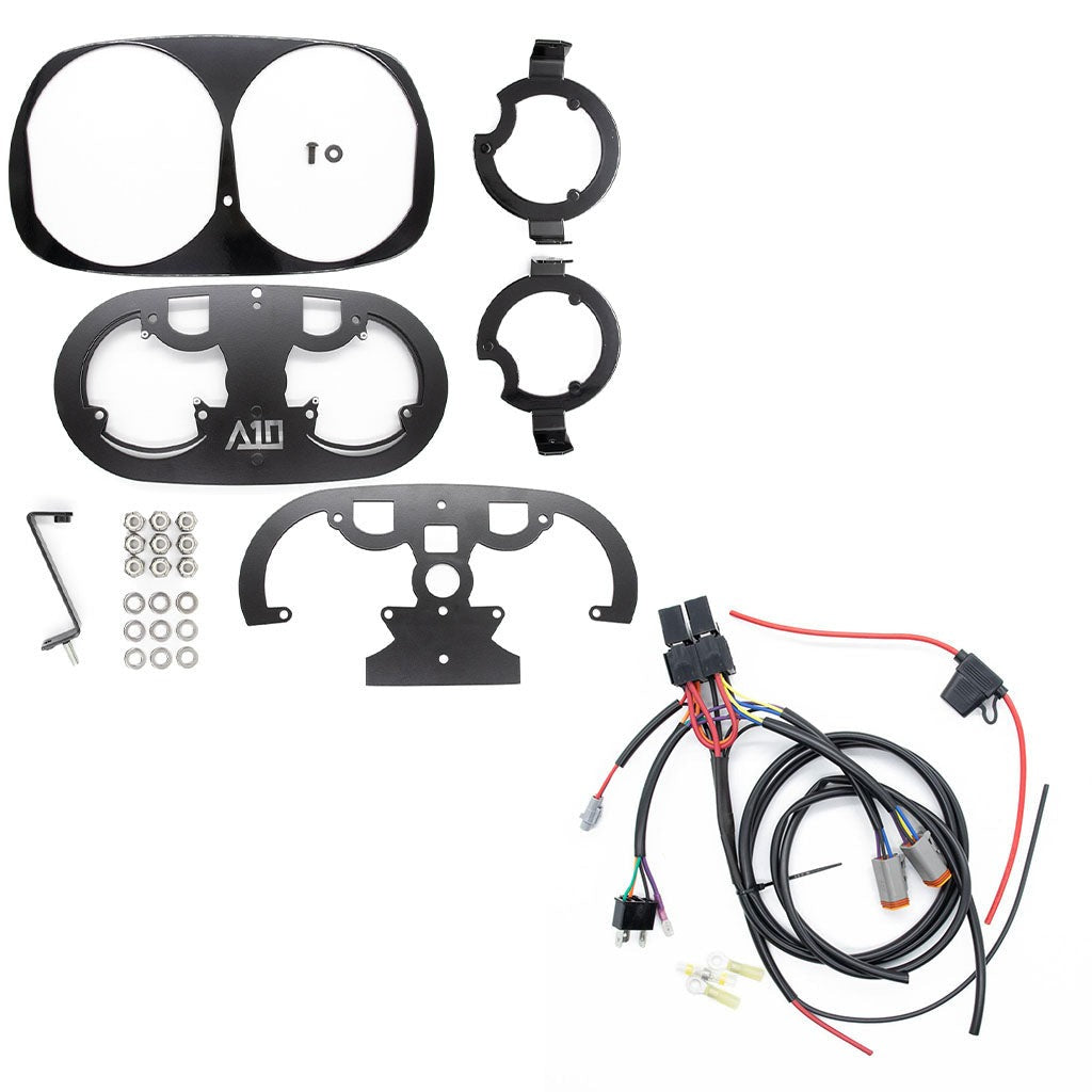A10 MOTO 98-13 Road Glide Baja Designs LP6 Lighting Combo Kit
