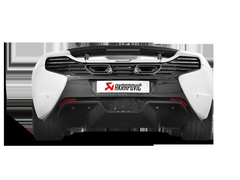 Akrapovic Slip-On Line Titanium with Carbon Tips for 2014-2017 McLaren 650S/650S Spyder - S-MC/TI/2