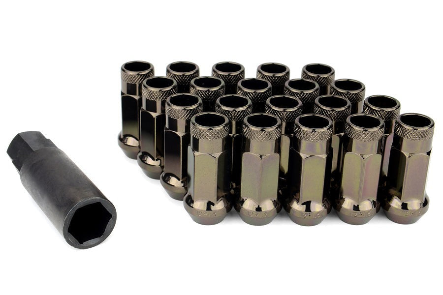 Wheel Mate Muteki SR48 Open End Lug Nuts - Titanium 12x1.50 48mm