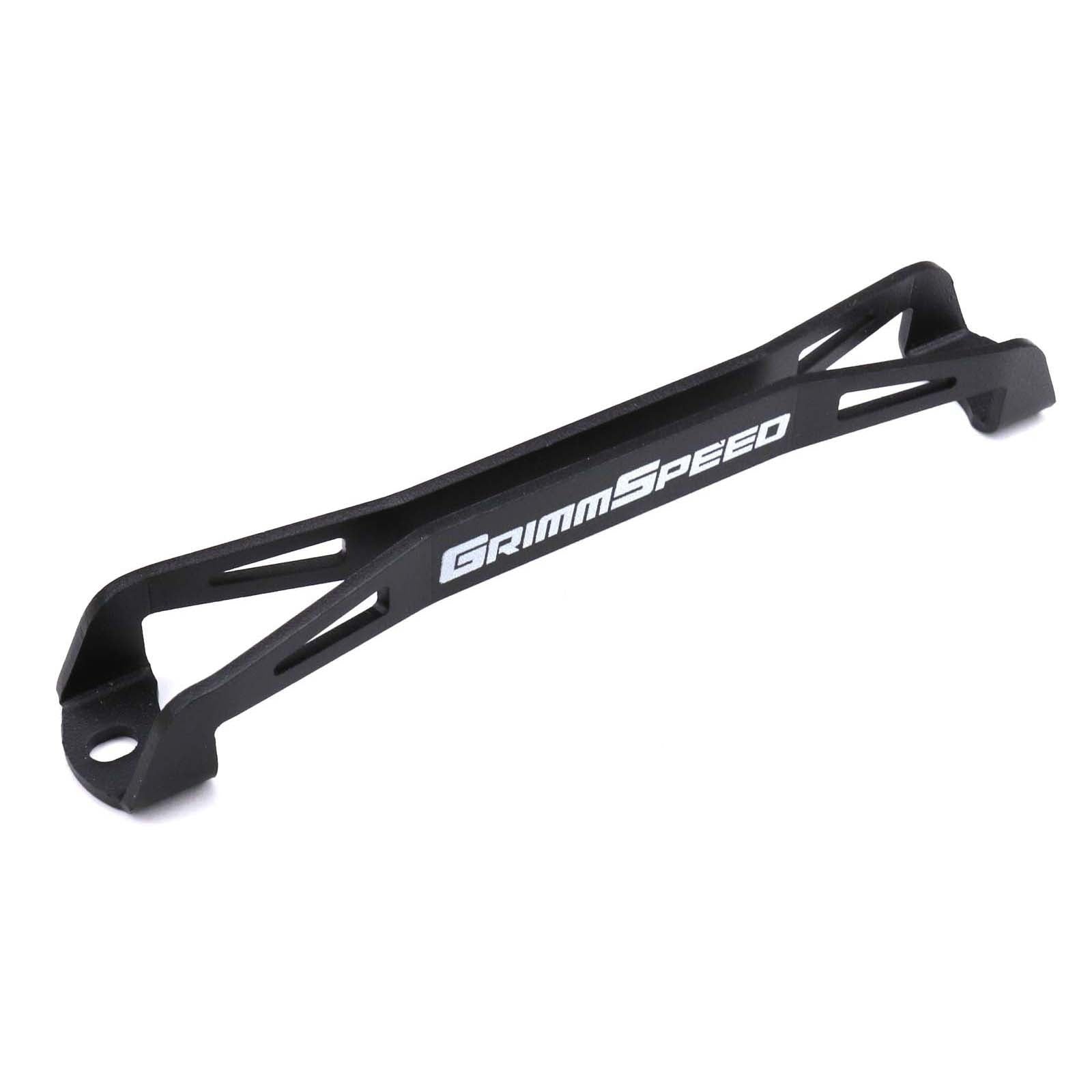 GrimmSpeed Lightweight Battery Tie Down Black - Subaru Models (inc. 2002+ WRX/STI)