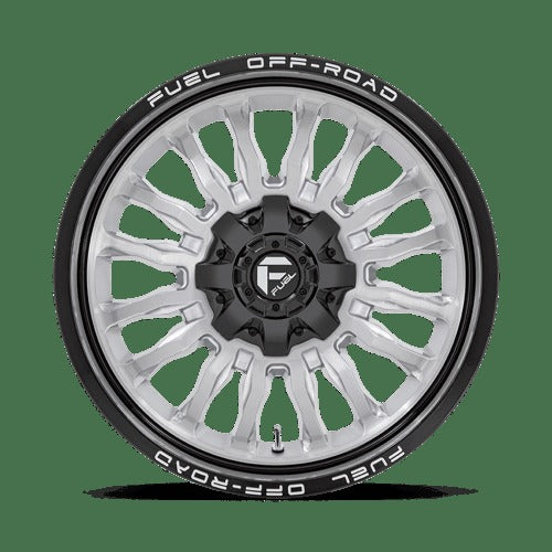 D798 22X10 8X180 SLVR-BRSH BLK-LP -18MM