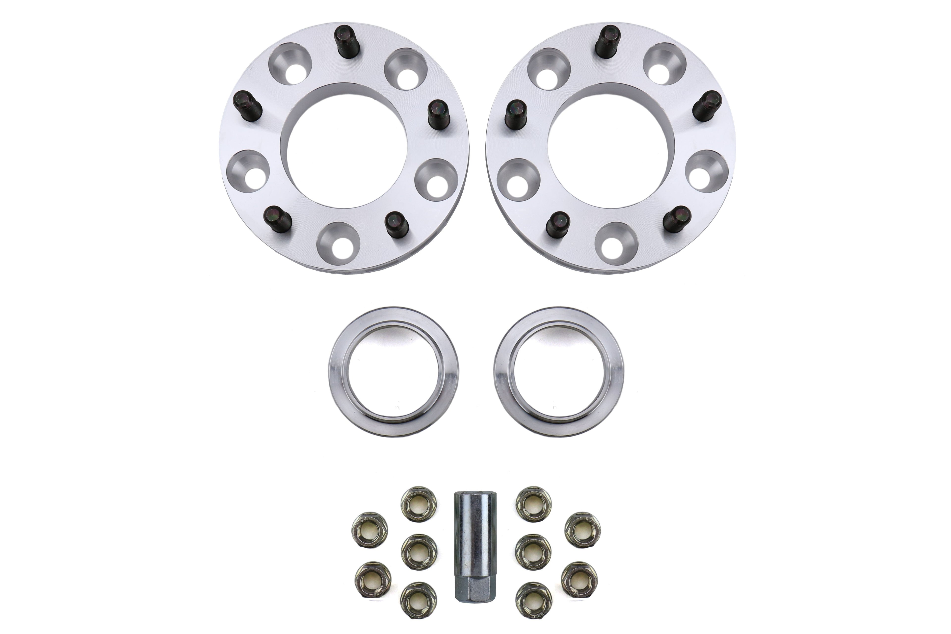 Project Kics Wheel Spacers 5x114.3 25mm w/ Hub Rings - Subaru Models (inc. 2005+ STI / 2015+ WRX)