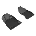 3D MAXpider Custom Fit Kagu Floor Mats - Front Row - Black - 2022-2026 Subaru WRX