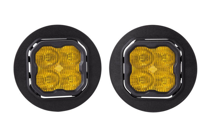 Diode Dynamics SS3 Sport Type OB Fog Light Kit ABL - Yellow SAE - Universal