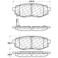 StopTech Street Touring Rear Brake Pads - 2005-2012 Subaru Legacy / 2005-2012 Subaru Outback / 2013-2020 Subaru BRZ
