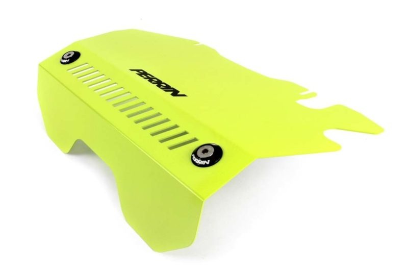 PERRIN Performance Pulley Cover Neon Yellow - 2015-2021 Subaru WRX