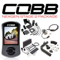 Cobb NexGen Stage 2 Power Package w/SF Intake - Black - 2015-2021 Subaru WRX