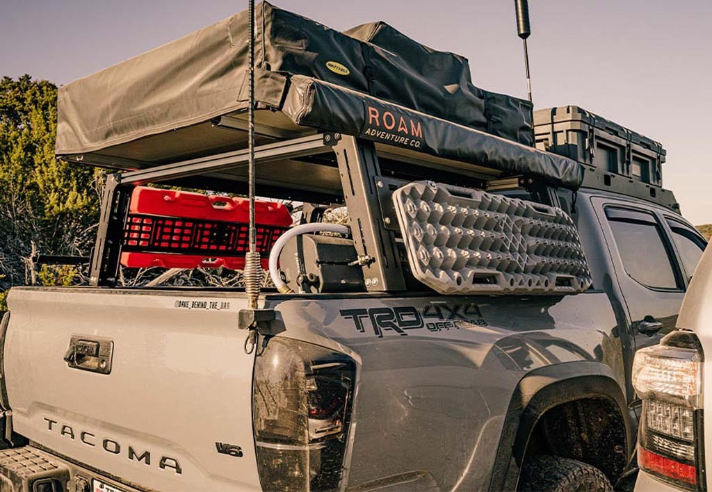 Toyota Tacoma Short Bed Cali Raised LED Overland Bed Rack fits 05-Present