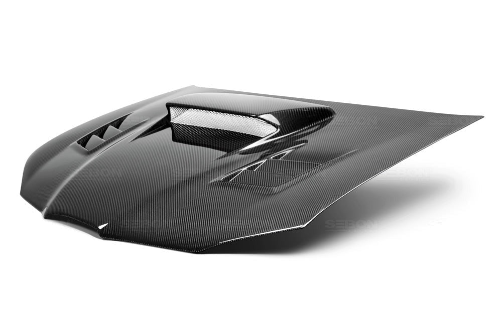 Seibon Carbon Fiber CWII Style Hood - 2006-2007 Subaru WRX / STI