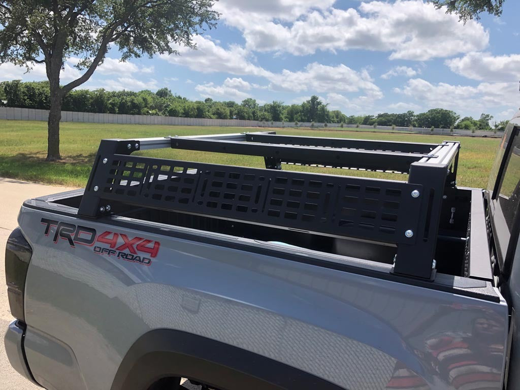 Toyota Tacoma Short Bed Cali Raised LED Overland Bed Rack fits 05-Present