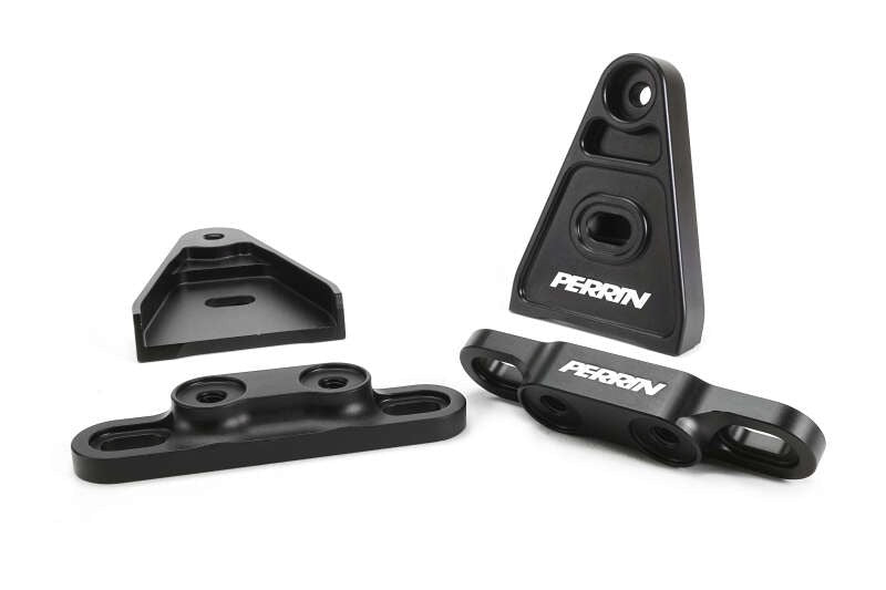 PERRIN 15+ Subaru WRX/STI High-Lift Hood Brackets (Black)