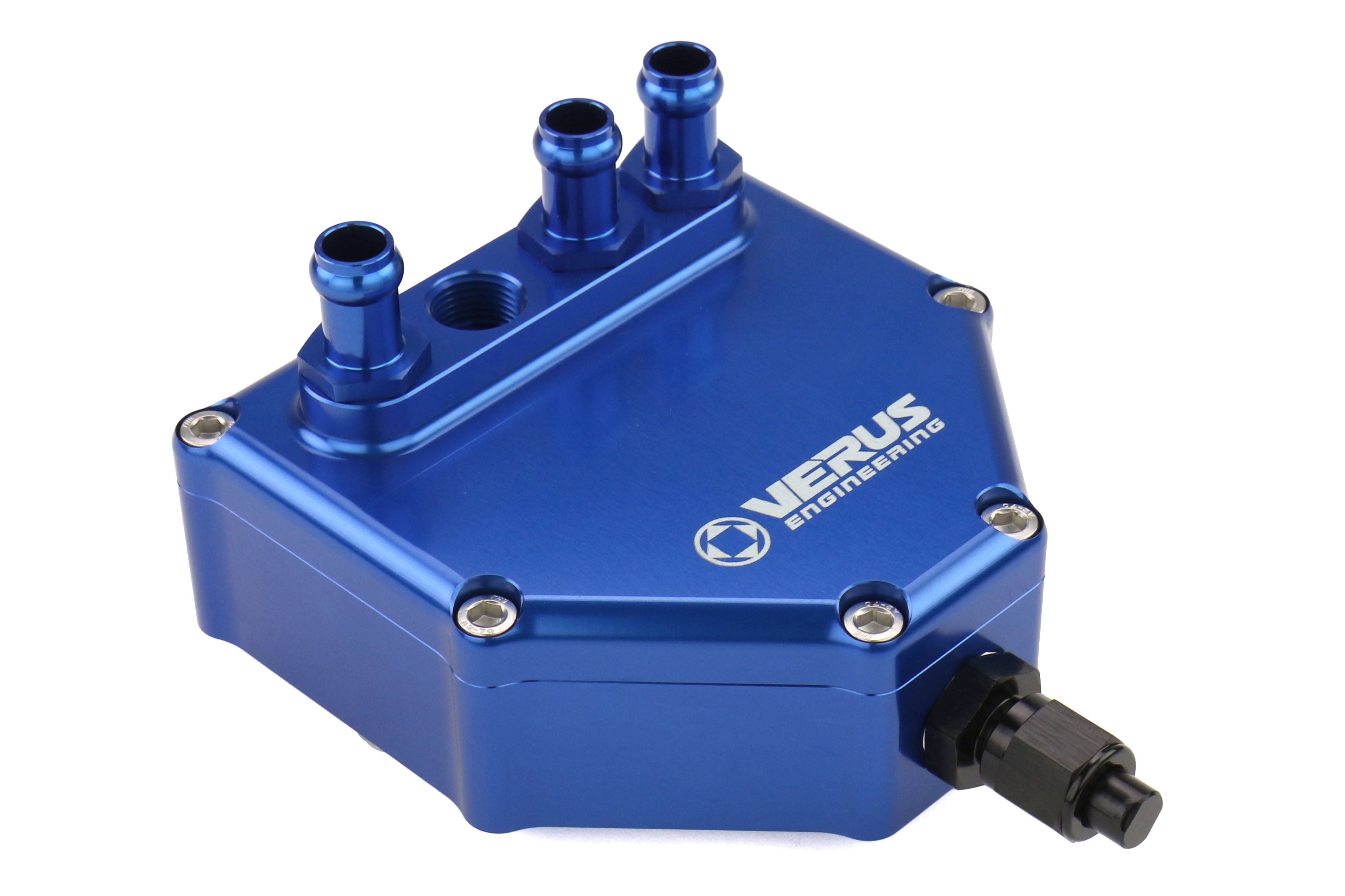 Verus Engineering Dual Air Oil Separator Blue - 2013-2021 Scion FR-S / Subaru BRZ / Toyota 86