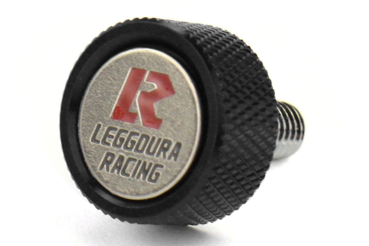 Project Kics Leggdura License Plate Lock Bolt Set Black - Universal