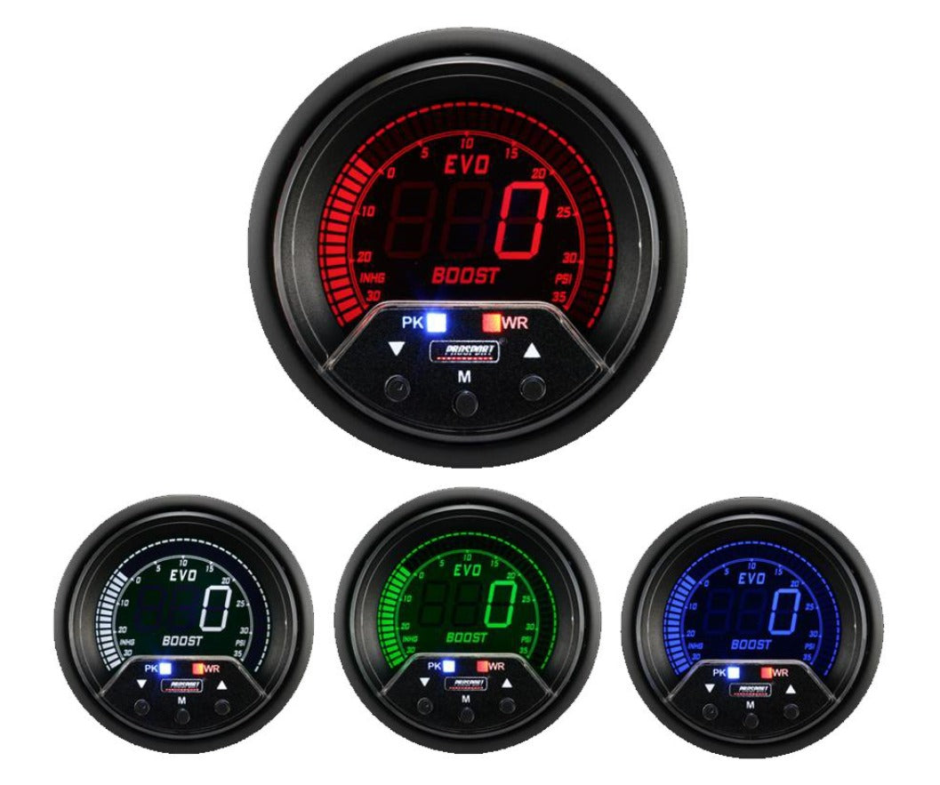 ProSport 2-3/8" Premium Evo Electrical Boost Gauge