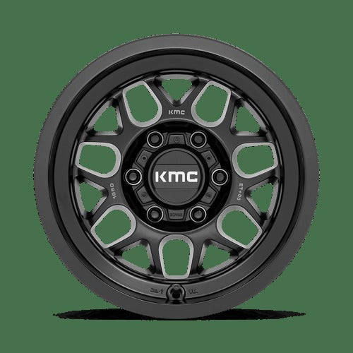 KM725 16X8 6X5.5 S-BLK 0MM