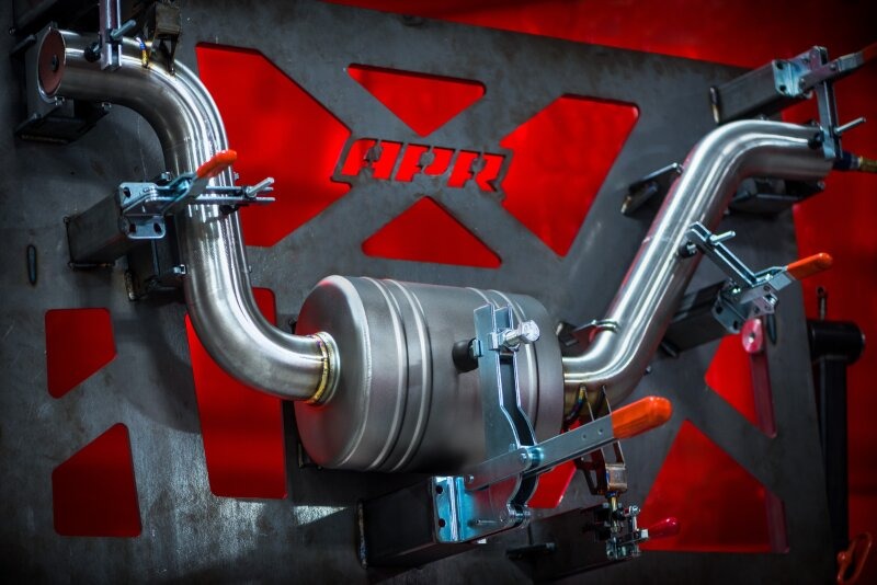 APR 20-21 Volkswagen GTI TCR (MK7.5) Catback Exhaust System w/Front Muffler