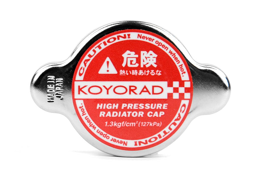 Koyo 1.3 Bar High Pressure Radiator Cap Hyper Red - Subaru / Mitsubishi / Nissan (inc. 2015-2021 Subaru WRX / STI / 2009-2018 Nissan GT-R / 2008-2015 Mitsubishi Lancer)