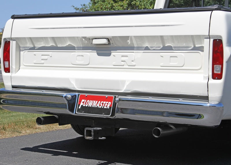 Flowmaster American Thunder Crossmember-Back Exhaust for 1967-1972 Ford F-100/F-250/F-350 - 817938