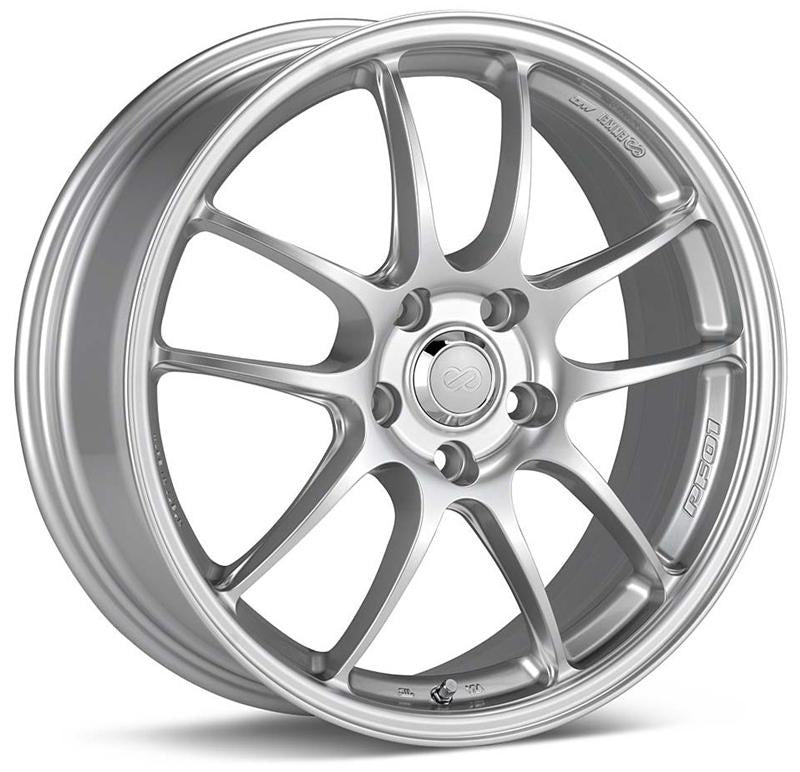Enkei PF01 18x9.5 5x114.3 35mm Offset 75mm Bore - Silver (Single Wheel)