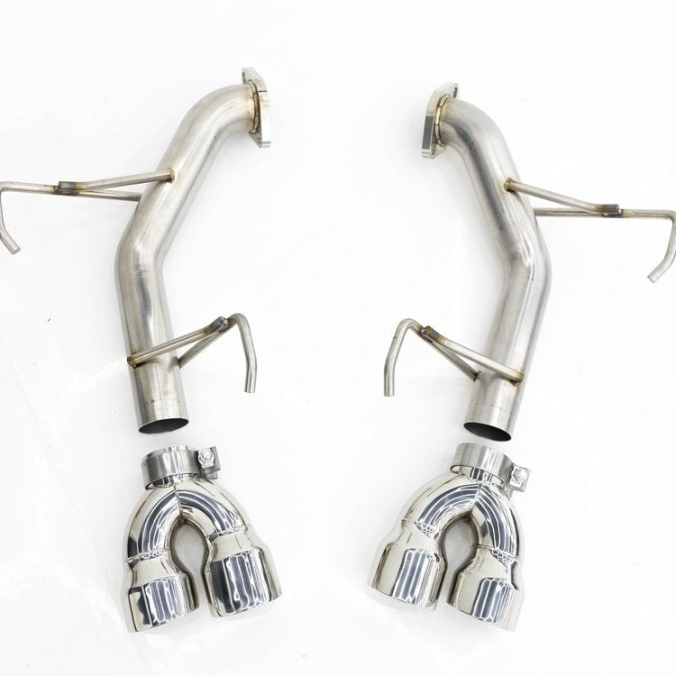 Off The Line Performance Muffler Delete Axlebacks - Polished -2015-2021 Subaru WRX / 2015-2018 STI