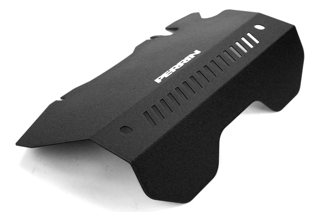 PERRIN Pulley Cover Black - 2015-2020 Subaru WRX