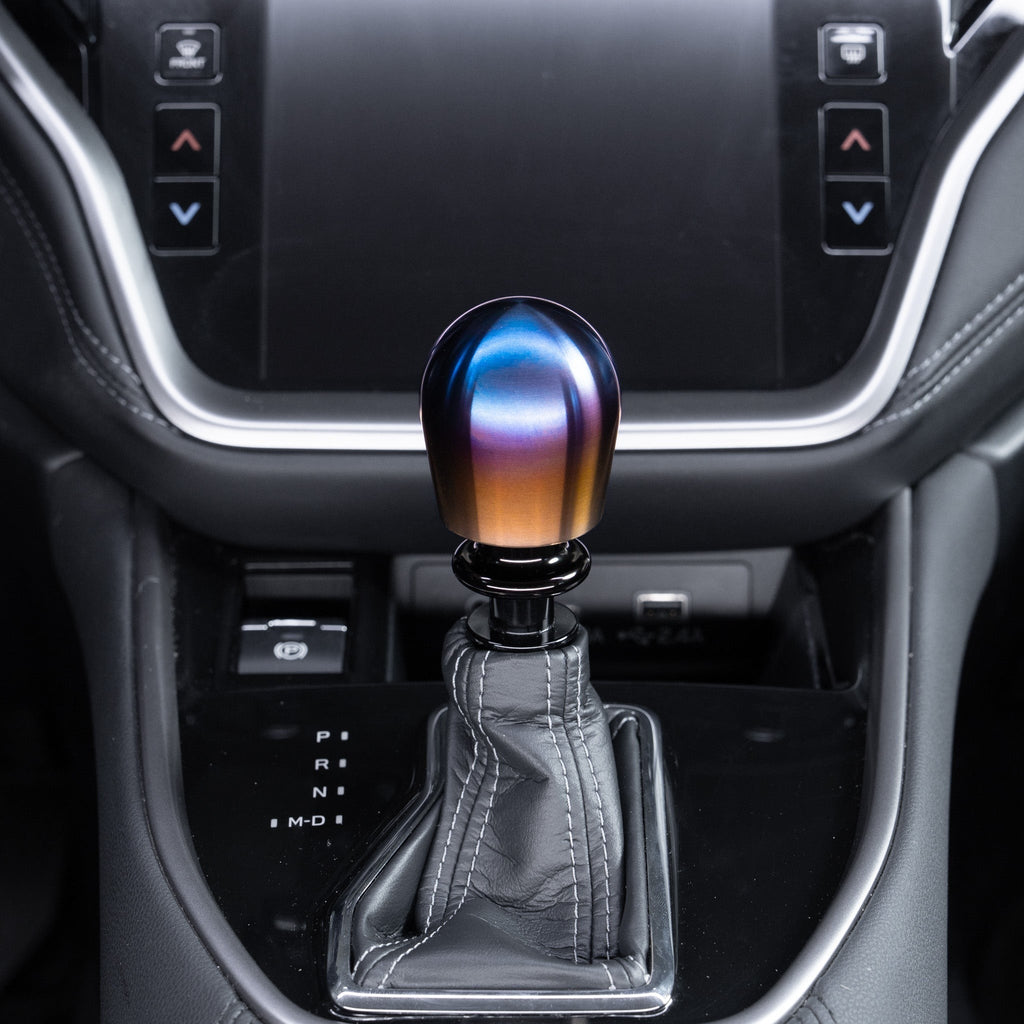 Billetworkz Titanium Torched Automatic Shifter - Fits Subaru CVT: WRX (2022+), Crosstrek (2024+), Forester (2025+), Impreza (2024+), Legacy/Outback (2015+)