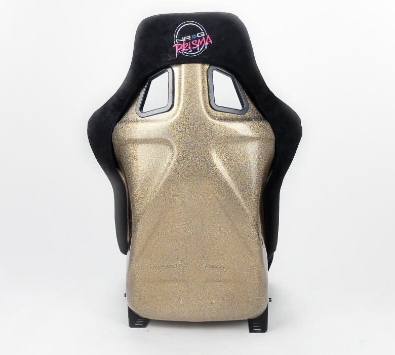 NRG Innovations FRP ULTRA Large Competition Alcantara Seat Black - Universal