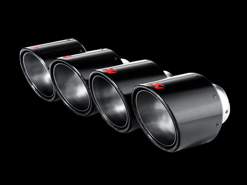 Akrapovic Tail Pipe Set (Carbon 125 mm) for 2006-2013 Chevrolet Corvette ZO6/ZR1 (C6) - TP-NIR35C