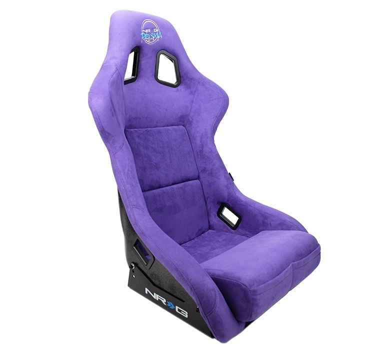 NRG Innovations FRP PRISMA Large Competition Seat Vegan Alcantara Purple - Universal