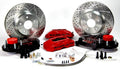 Baer Brakes 76-80 Dodge Aspen STD Studs 13in Track4 Front SDZ Brake Kit - Fire Red