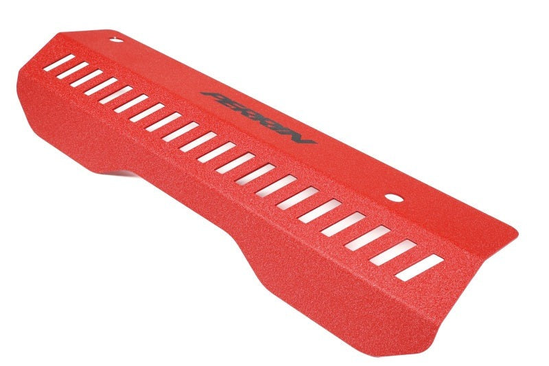 PERRIN Pulley Cover - Red (SHORT - For Use w/PERRIN AOS) - 2022-2026 Subaru WRX