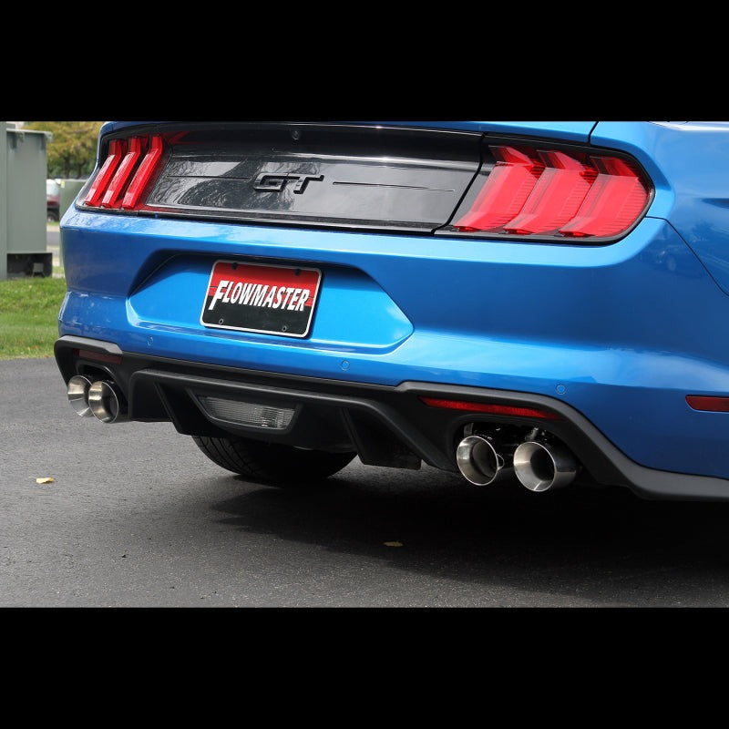 Flowmaster 18-23 Mustang 5.0L American Thunder Axle-Back Exhaust System (w/Valves)