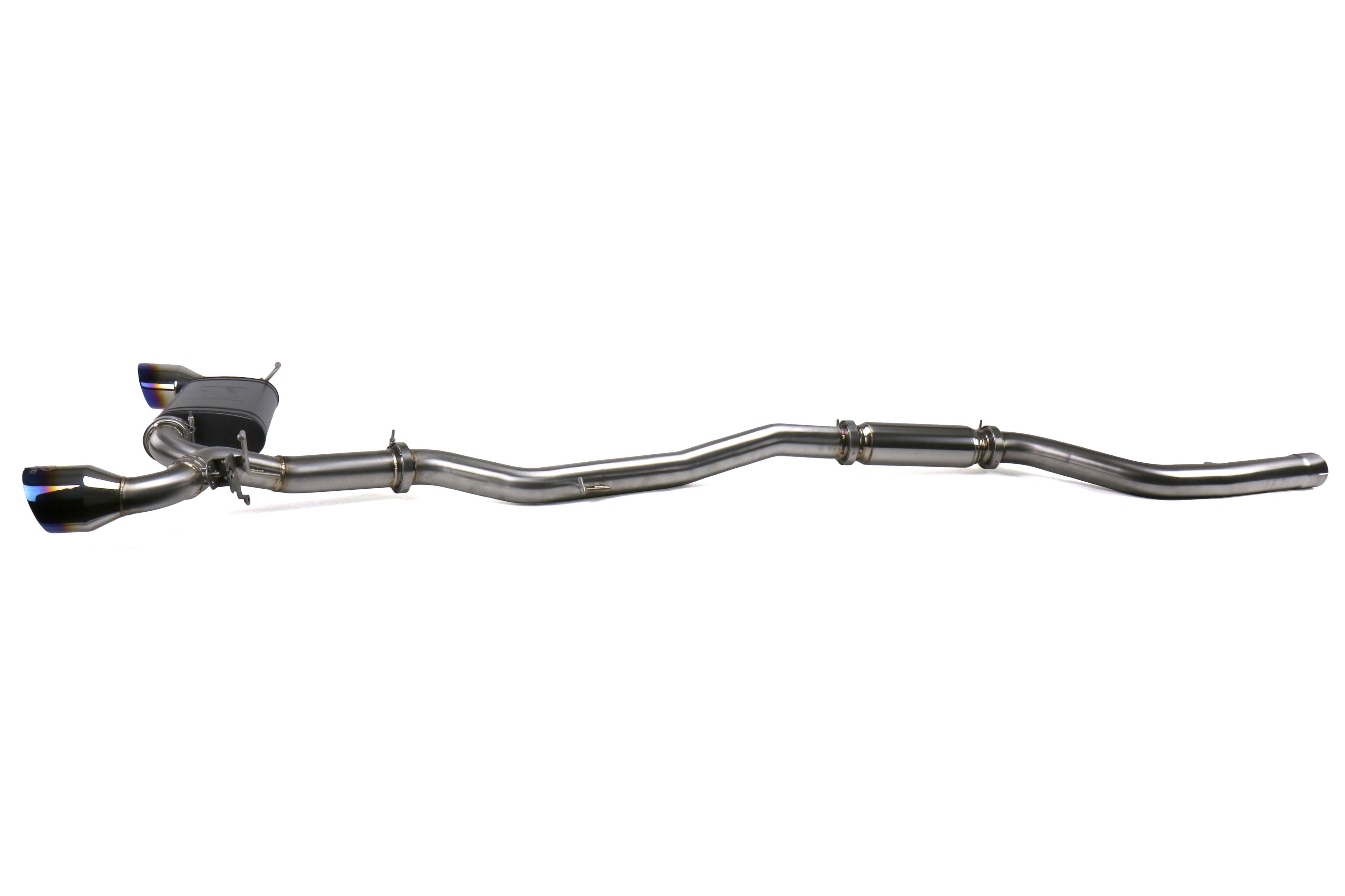 aFe Takeda Cat-Back Stainless Steel Cat-Back Exhaust System w/Blue Flame Tips - 2020-2026 Toyota Supra