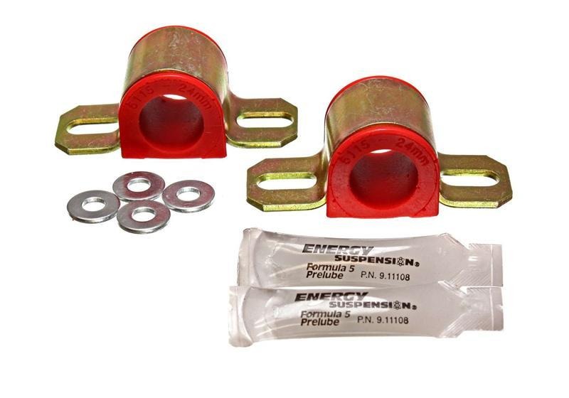 Energy Suspension 21mm Front Sway Bar Bushing Set - Black - 2008-2014 Subaru WRX / 2009–2013 Subaru Forester / 2005–2009 Subaru Legacy / 2005–2009 Subaru Outback