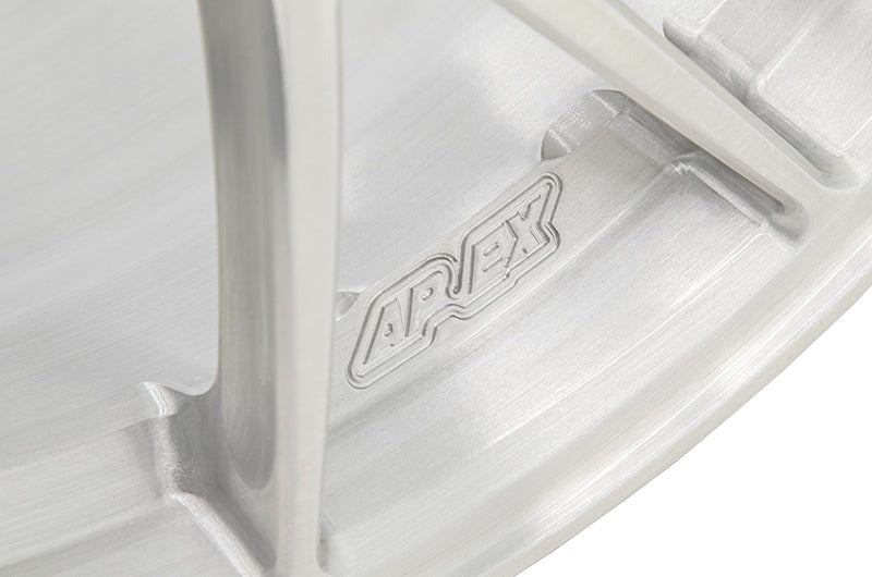 Apex Race Parts EC-7R Forged Brushed Clear 17x9.5 +40 5x100 (Single Wheel) - 2013-2024 Subaru BRZ / Scion FR-S / Toyota GR86 / 2014-2018 Subaru Forester