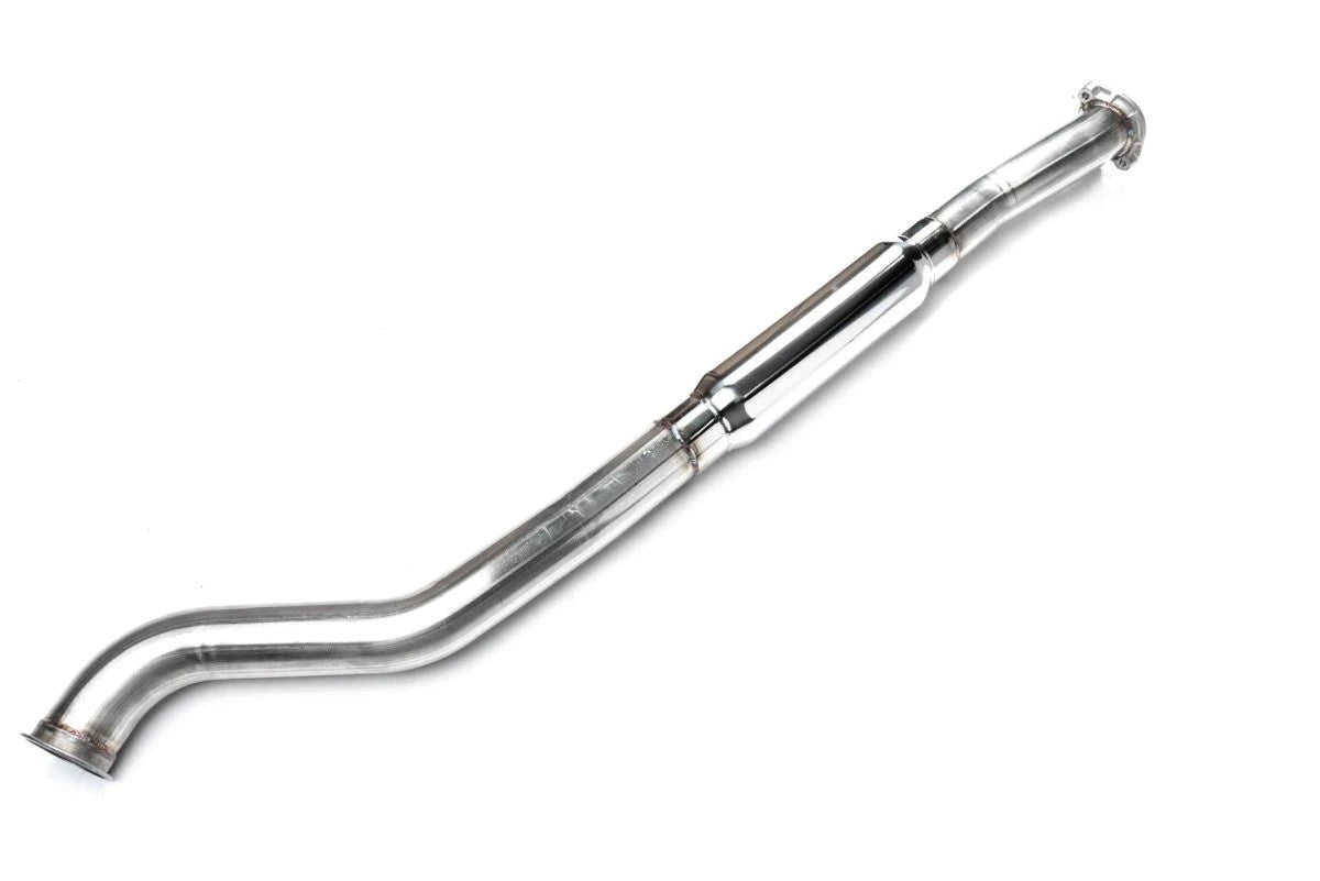 ETS Catback Exhaust System (Extreme / Add Resonator / No Mufflers / Blue Tips) - 2015-2021 Subaru WRX / STI