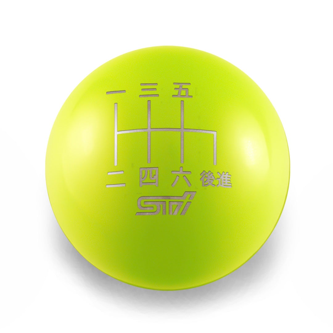 Billetworkz Weighted Shift Knob - 6 Speed STI Japanese Engraving - Subaru STI