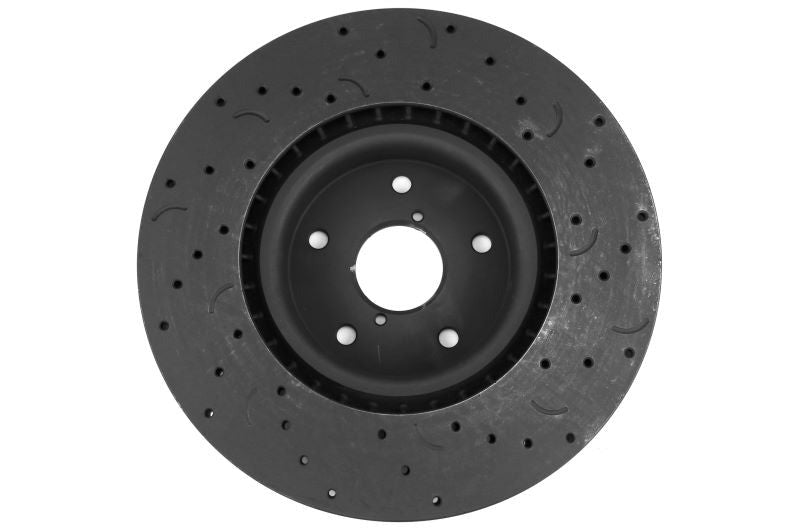 Hawk Talon Cross DrilledSlotted Front Rotor Pair 2005-2017 Subaru STI