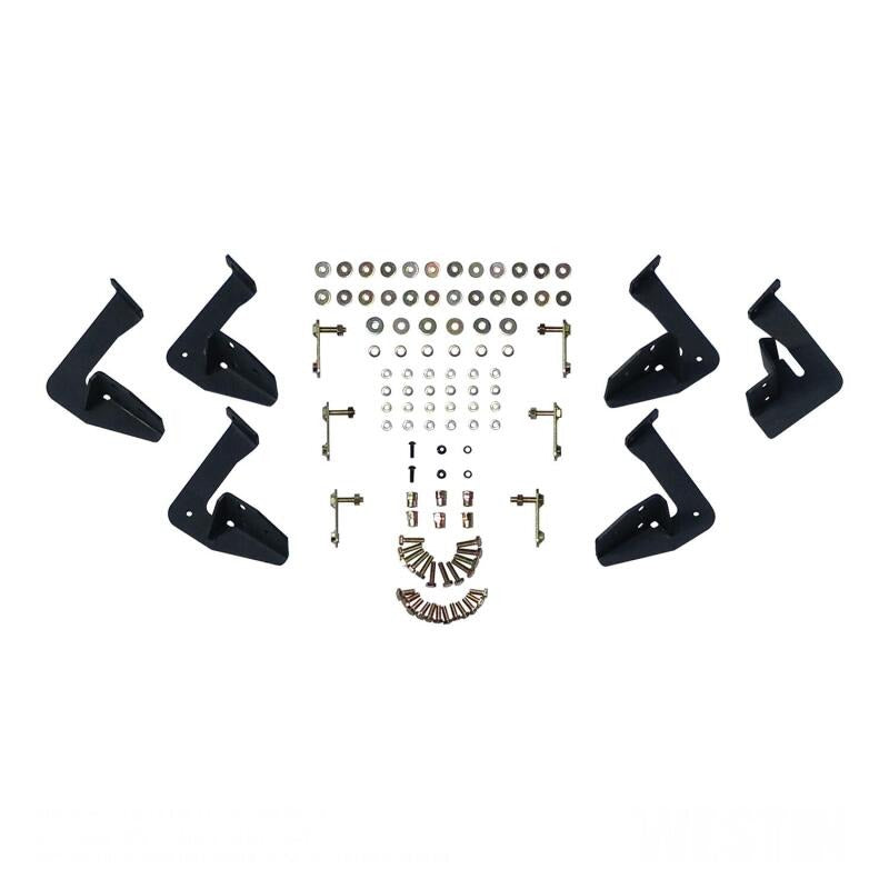 Westin 09-14 Ford F-150 Supercrew HDX Stainless Drop Nerf Step Bars - Tex. Blk