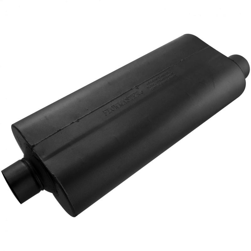 Flowmaster 70 Series 3-Inch Center Inlet/Offset Outlet Muffler - 53072