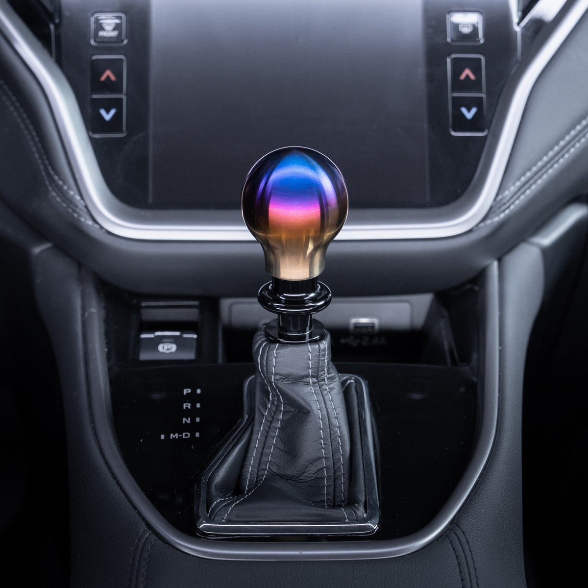 Billetworkz Titanium Torched Automatic Shifter - Fits Subaru CVT: WRX (2022+), Crosstrek (2024+), Forester (2025+), Impreza (2024+), Legacy/Outback (2015+)