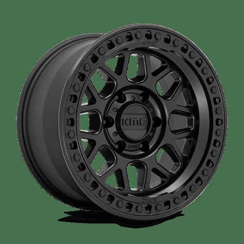 KM549 17X9 6X5.5 S-BLK -12MM