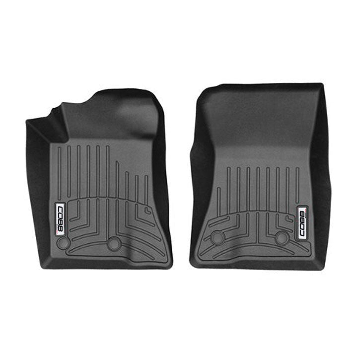COBB Front FloorLiner by WeatherTech - Black - 2015-2017 Ford Mustang